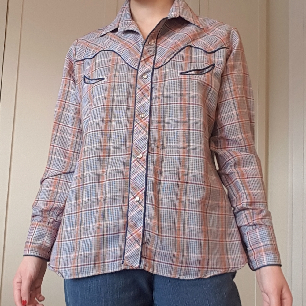 Colourful western blouse